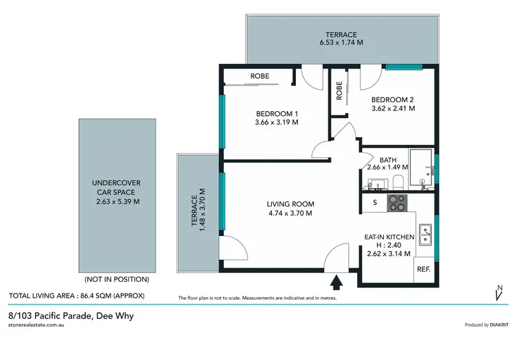 Floorplan of Homely apartment listing, 8/103 Pacific Parade, Dee Why NSW 2099