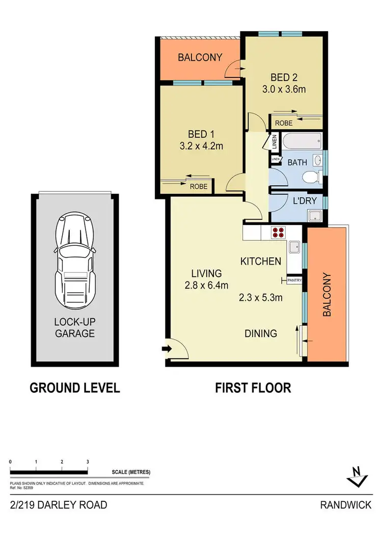 Floorplan of Homely apartment listing, 2/219 Darley Road, Randwick NSW 2031