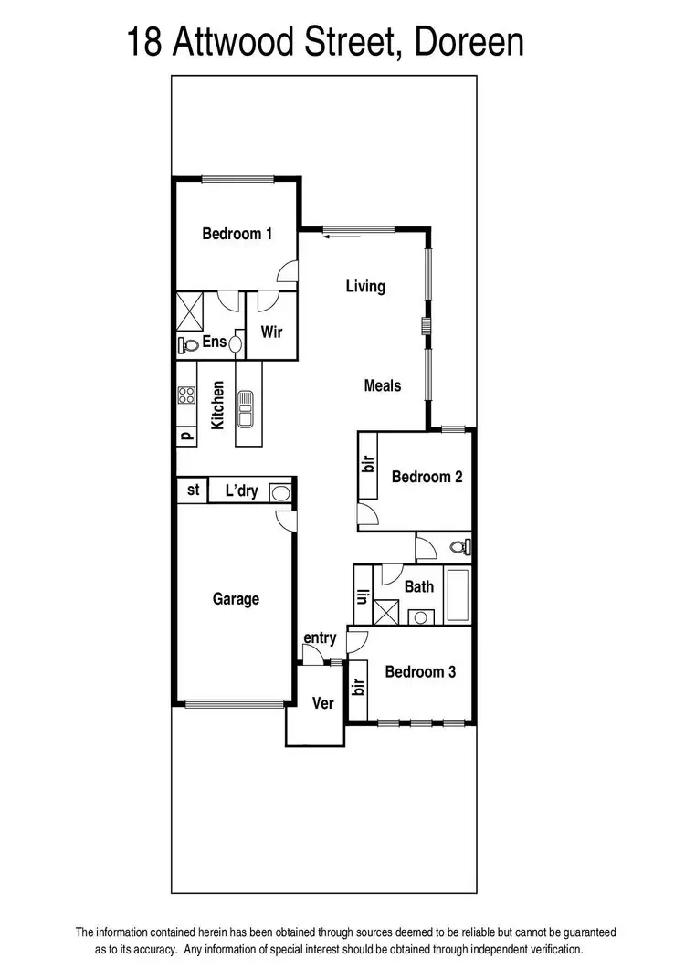 Floorplan of Homely house listing, 18 Atwood Street, Doreen VIC 3754