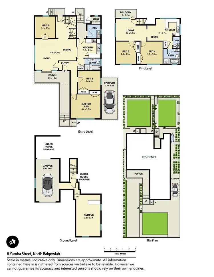 Floorplan of Homely house listing, 8 Yamba Street, North Balgowlah NSW 2093