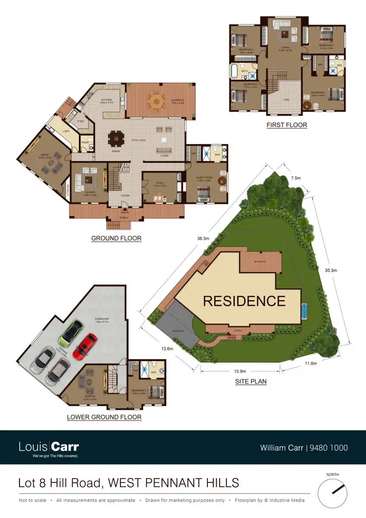 Floorplan of Homely land listing, 4 Hill Road, West Pennant Hills NSW 2125