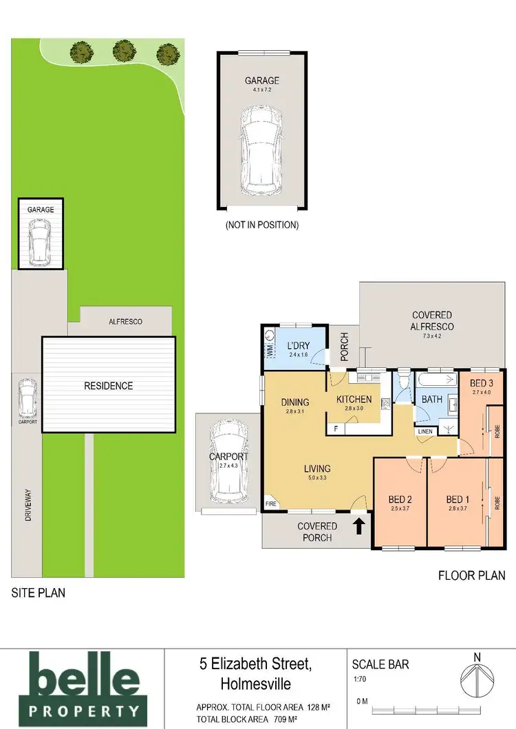 Floorplan of Homely house listing, 5 Elizabeth Street, Holmesville NSW 2286