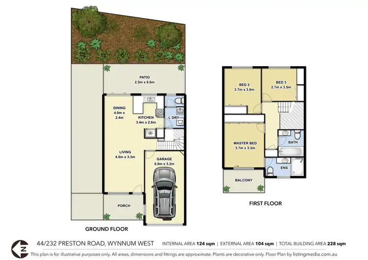 Floorplan of Homely house listing, 44/232 Preston Road, Wynnum West QLD 4178