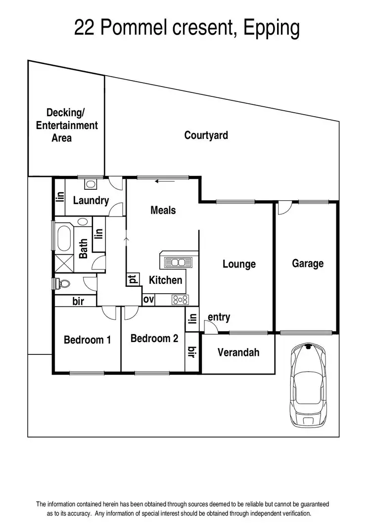 Floorplan of Homely house listing, 22 Pommel Crescent, Epping VIC 3076