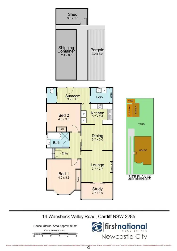Floorplan of Homely house listing, 14 Wansbeck Valley Road, Cardiff NSW 2285
