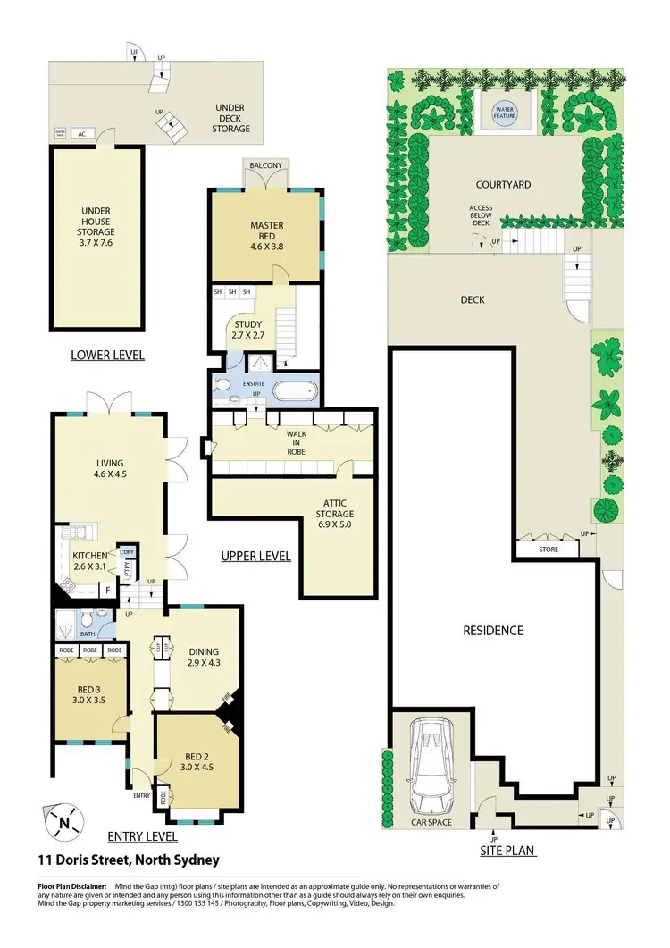 Floorplan of Homely house listing, 11 Doris Street, North Sydney NSW 2060