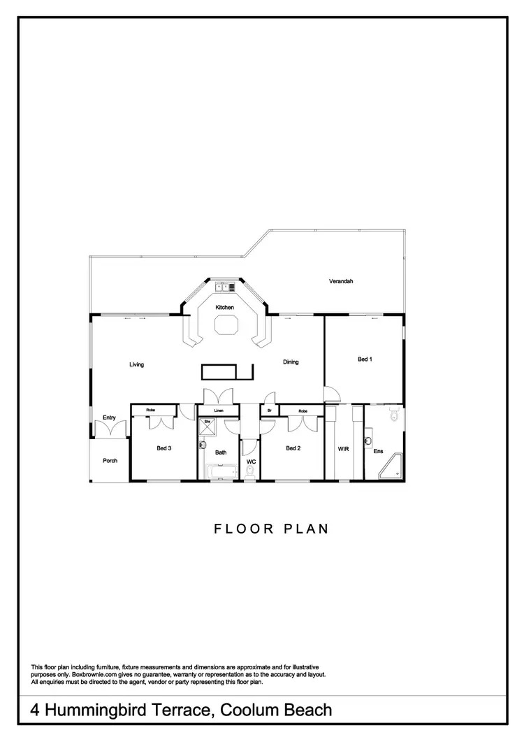 Floorplan of Homely house listing, 4 Hummingbird Terrace, Coolum Beach QLD 4573