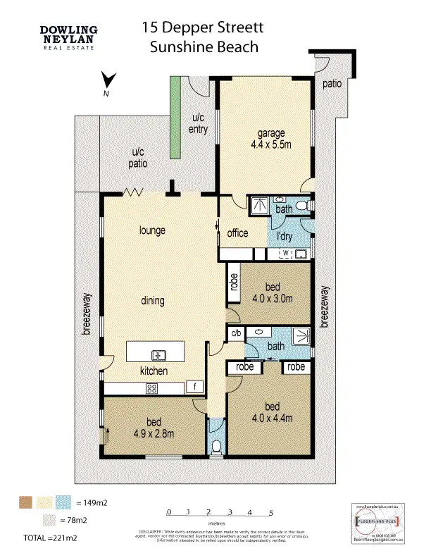 Floorplan of Homely house listing, 15 Depper Street, Sunshine Beach QLD 4567