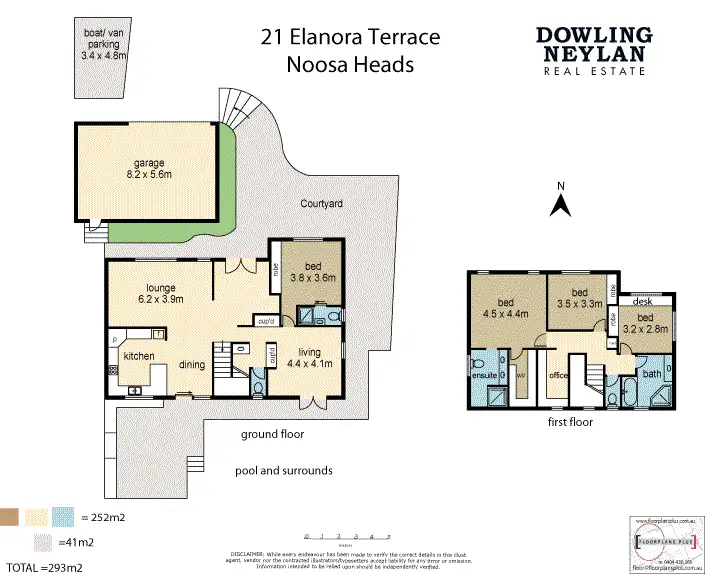 Floorplan of Homely house listing, 21 Elanora Terrace, Noosa Heads QLD 4567