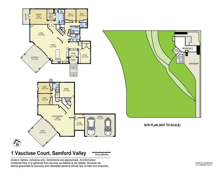 Floorplan of Homely house listing, 1 Vaucluse Court, Samford Valley QLD 4520