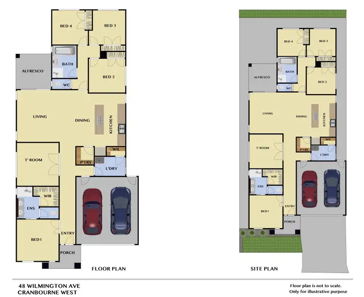 Floorplan of Homely house listing, 48 Wilmington Avenue, Cranbourne West VIC 3977