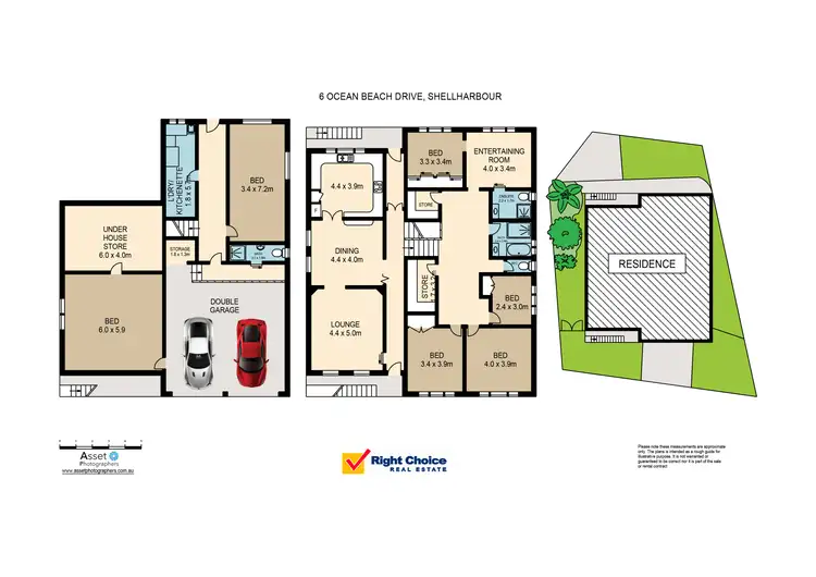 Floorplan of Homely house listing, 6 Ocean Beach Drive, Shellharbour NSW 2529