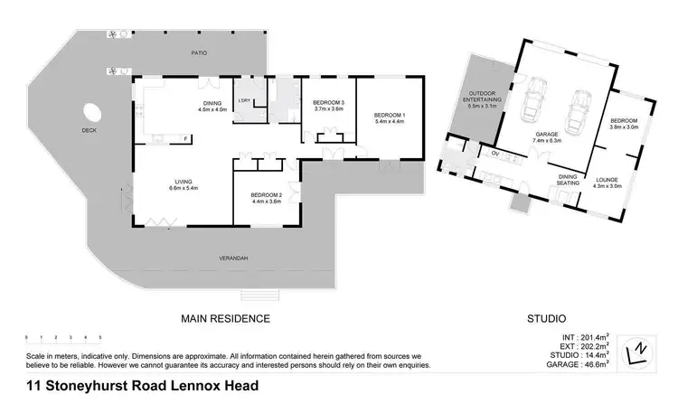 Floorplan of Homely house listing, 11 Stoneyhurst Drive, Lennox Head NSW 2478