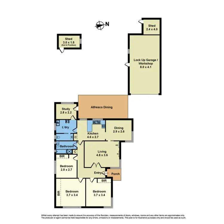 Floorplan of Homely house listing, 5 Mills Street, Sunshine North VIC 3020