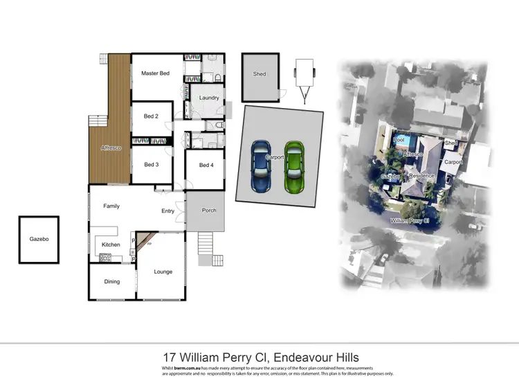 Floorplan of Homely house listing, 17 William Perry Close, Endeavour Hills VIC 3802