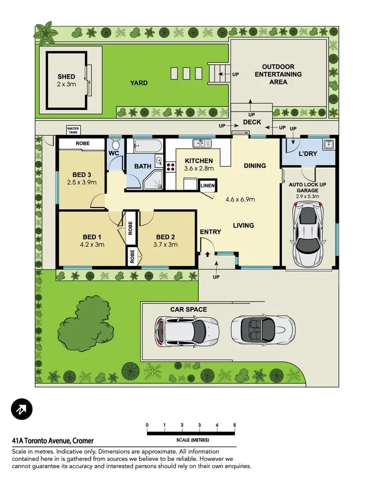 Floorplan of Homely house listing, 41A Toronto Avenue, Cromer NSW 2099