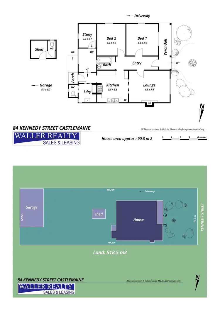 Floorplan of Homely house listing, 84 Kennedy Street, Castlemaine VIC 3450