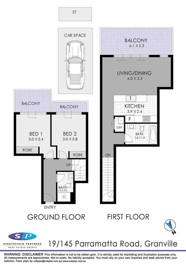 Floorplan of Homely apartment listing, 19/147 Parramatta Road, Granville NSW 2142