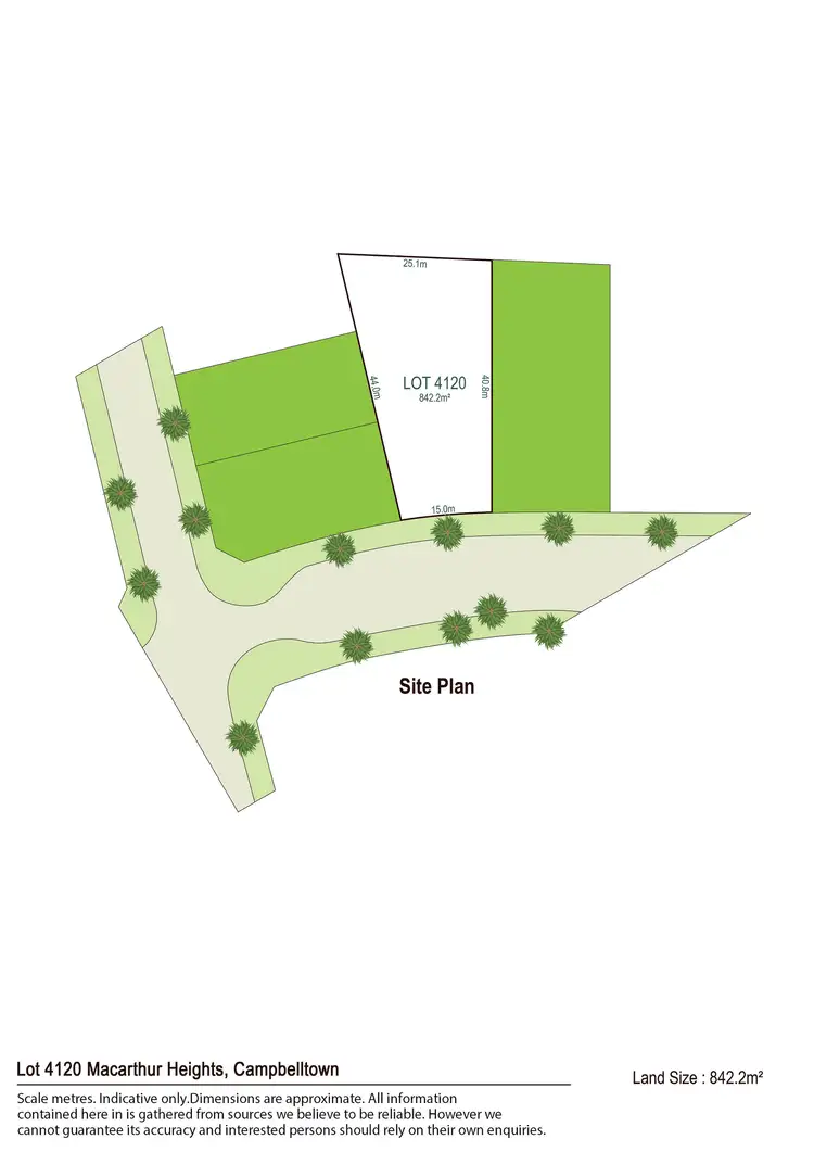 Floorplan of Homely land listing, LOT 4120 University Drive, Campbelltown NSW 2560