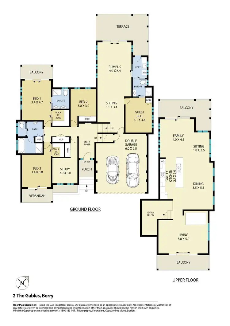 Floorplan of Homely house listing, 2 The Gables, Berry NSW 2535