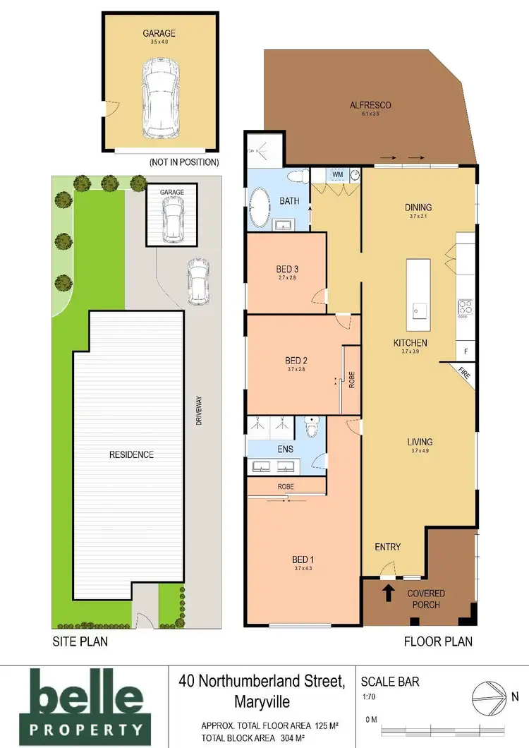 Floorplan of Homely house listing, 40 Northumberland Street, Maryville NSW 2293