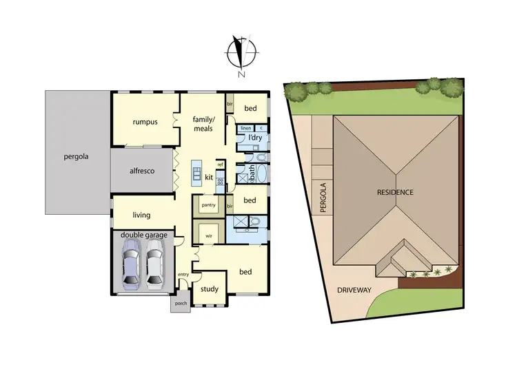 Floorplan of Homely house listing, 5 Belvista Way, Botanic Ridge VIC 3977