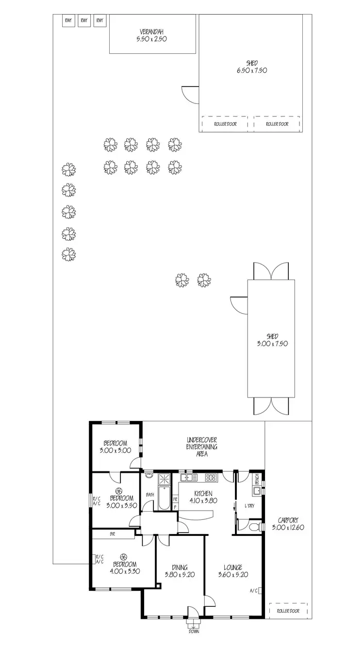 Floorplan of Homely house listing, 7 Parkwood Grove, Klemzig SA 5087