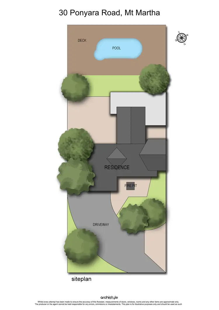 Floorplan of Homely house listing, 30 Ponyara Road, Mount Martha VIC 3934