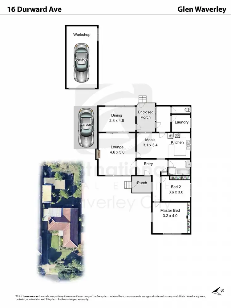 Floorplan of Homely house listing, 16 Durward Avenue, Glen Waverley VIC 3150