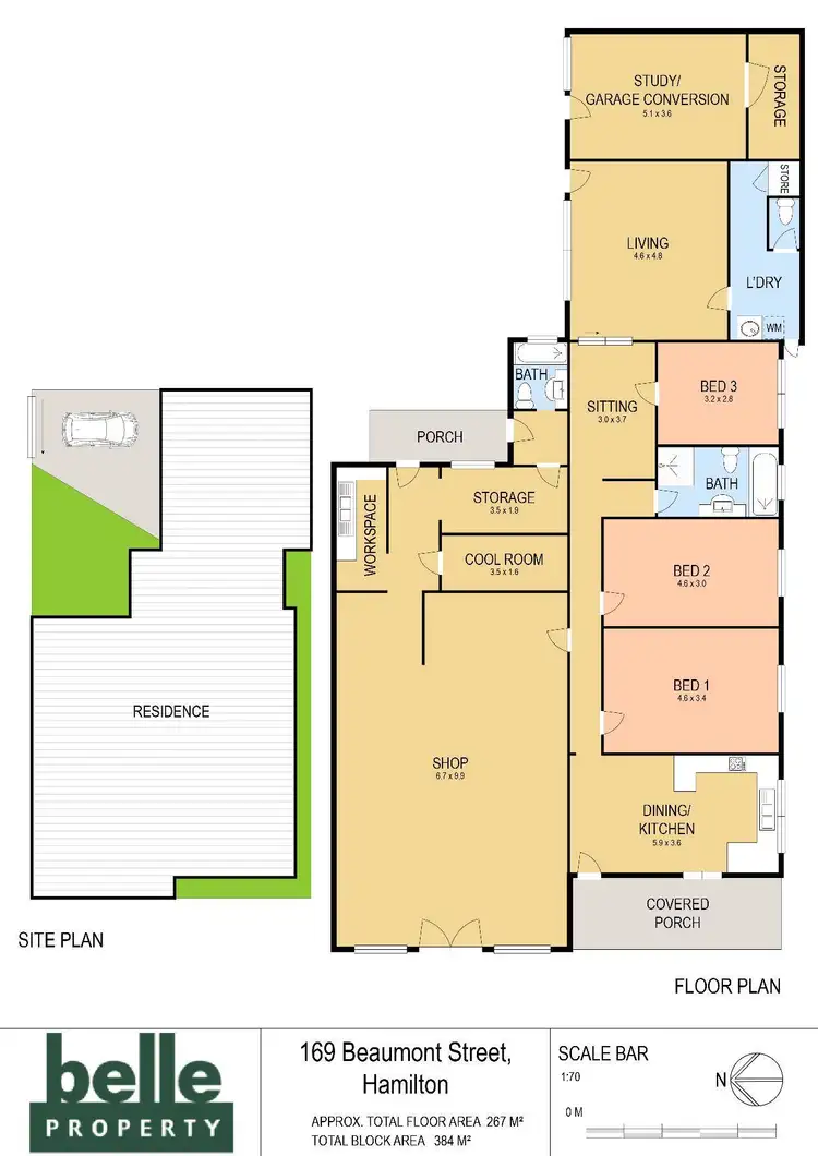 Floorplan of Homely house listing, 169 Beaumont Street, Hamilton NSW 2303