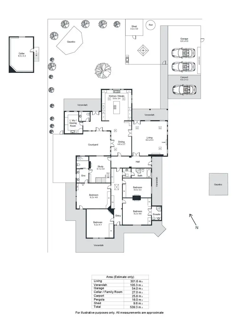 Floorplan of Homely house listing, 5 Bridge Street, Tanunda SA 5352