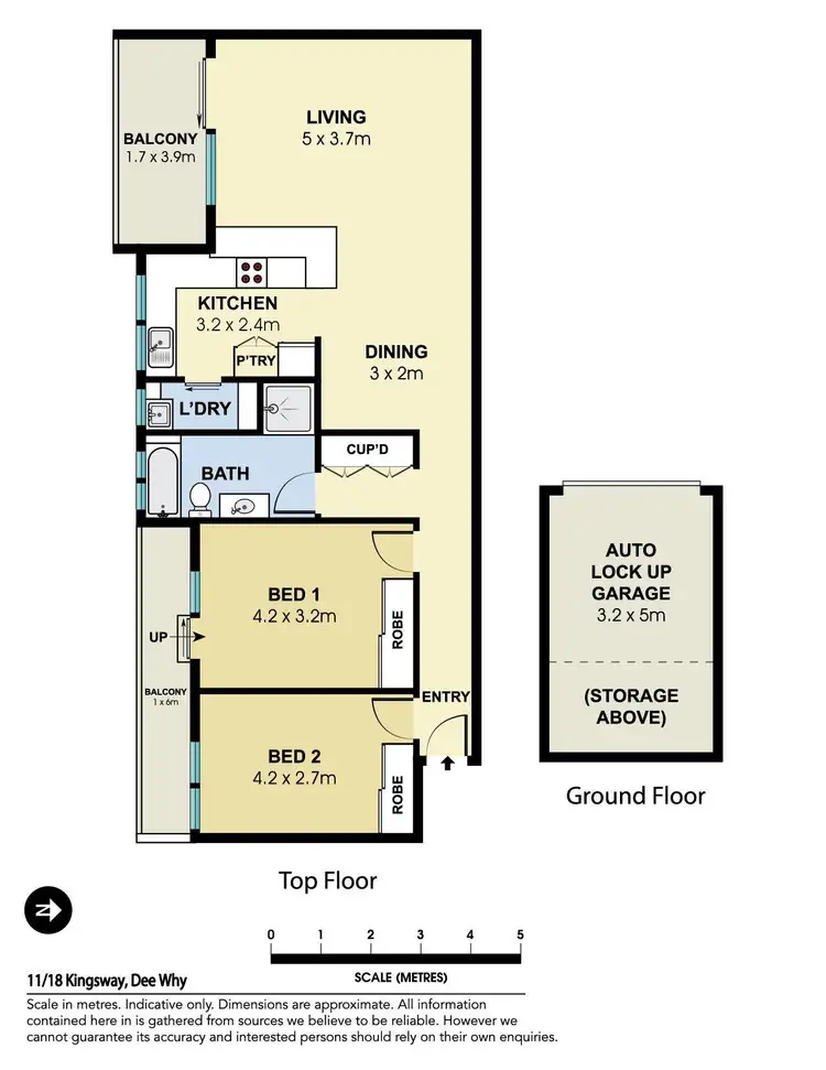 Floorplan of Homely apartment listing, 11/18 Kingsway, Dee Why NSW 2099