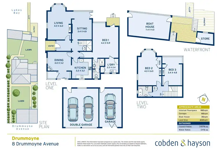 Floorplan of Homely house listing, 8 Drummoyne Avenue, Drummoyne NSW 2047