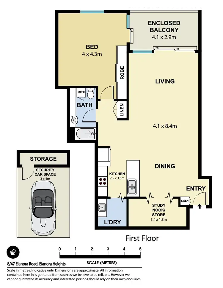 Floorplan of Homely apartment listing, 8/47 Elanora Road, Elanora Heights NSW 2101