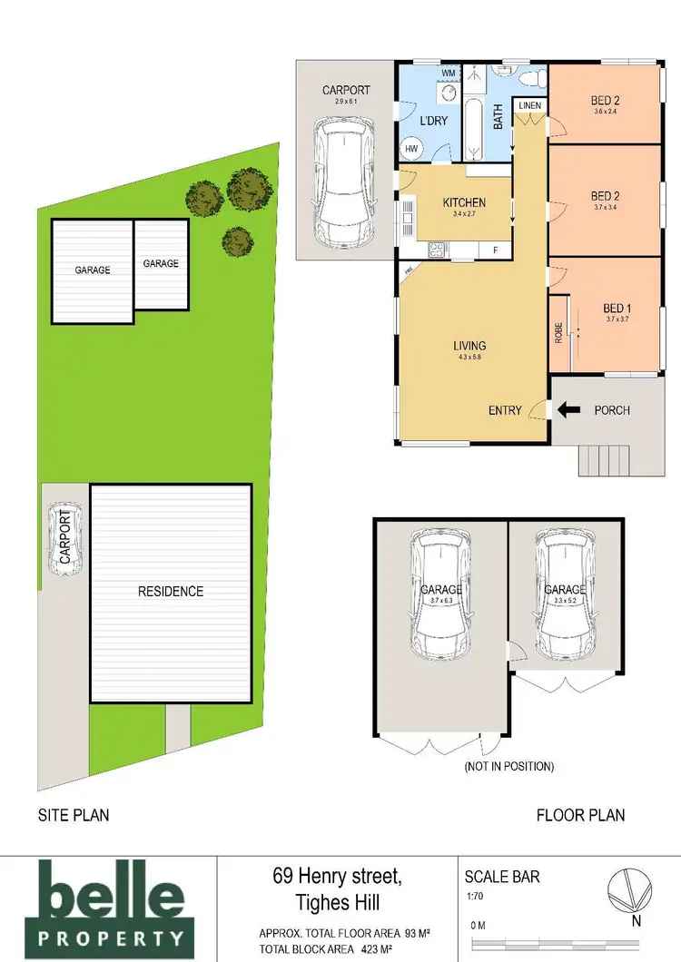 Floorplan of Homely house listing, 69 Henry Street, Tighes Hill NSW 2297
