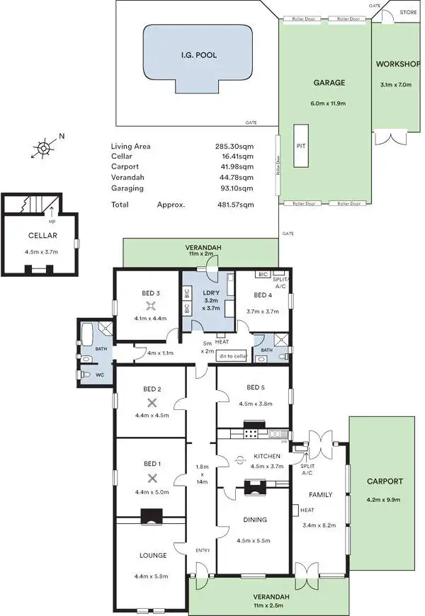 Floorplan of Homely house listing, 39 Eighth Avenue, St Peters SA 5069