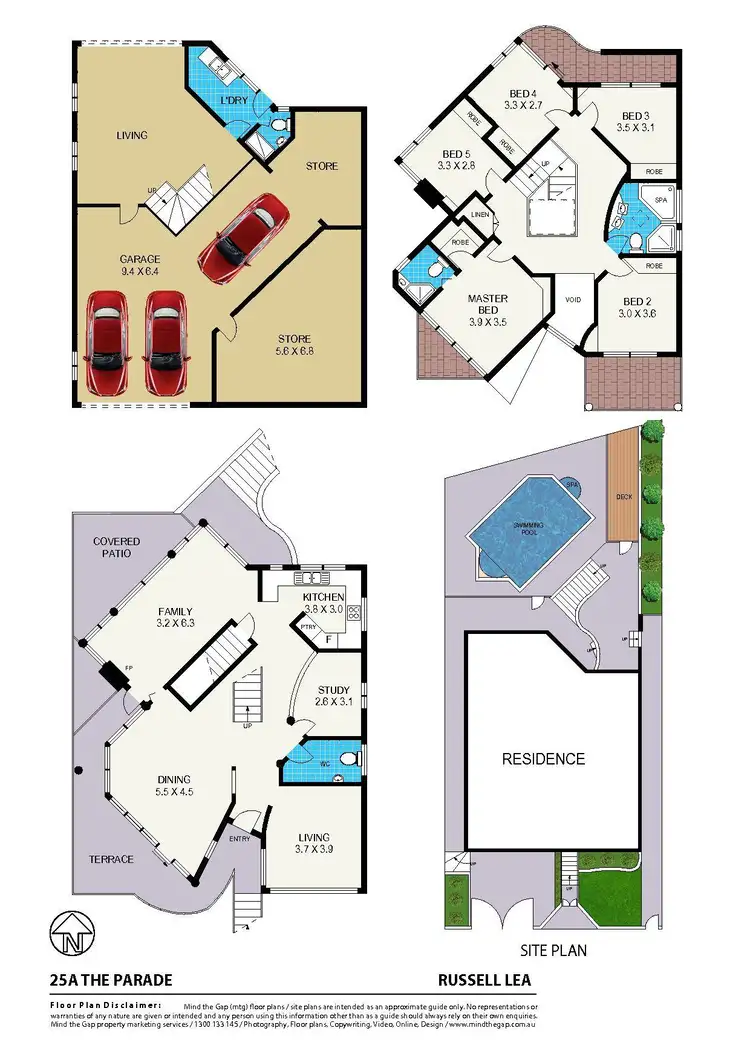 Floorplan of Homely house listing, 25A The Parade, Russell Lea NSW 2046