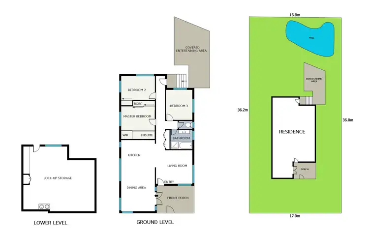 Floorplan of Homely house listing, 42 Hornby Street, Everton Park QLD 4053