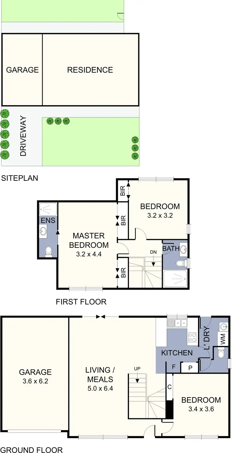 Floorplan of Homely unit listing, 1/46 Langton Street, Glenroy VIC 3046