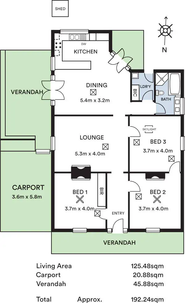 Floorplan of Homely house listing, 14 Blyth Street, Parkside SA 5063