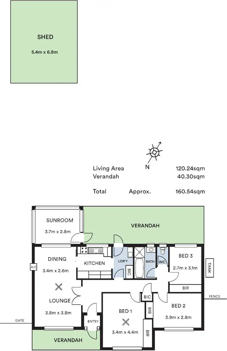 Floorplan of Homely house listing, 7 Raymond Road, Para Hills SA 5096