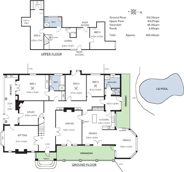 Floorplan of Homely house listing, 16 Grandview Grove, Toorak Gardens SA 5065