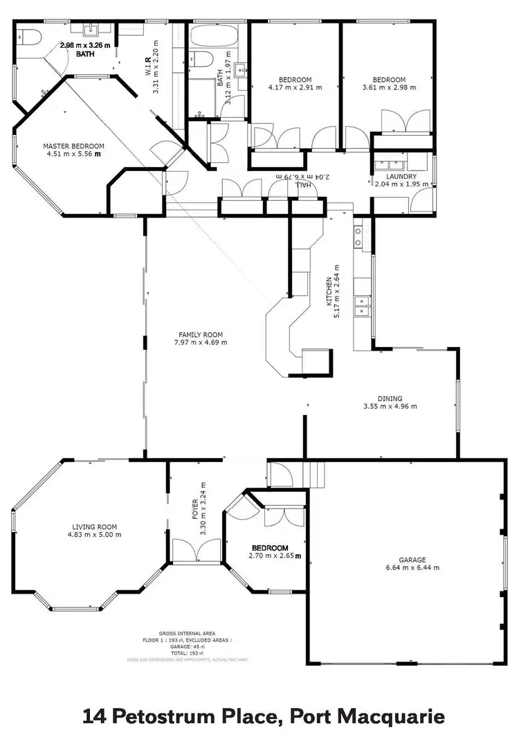 Floorplan of Homely house listing, 14 Petostrum Place, Port Macquarie NSW 2444