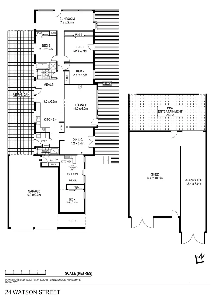Floorplan of Homely house listing, 24 Watson Street, Epsom VIC 3551