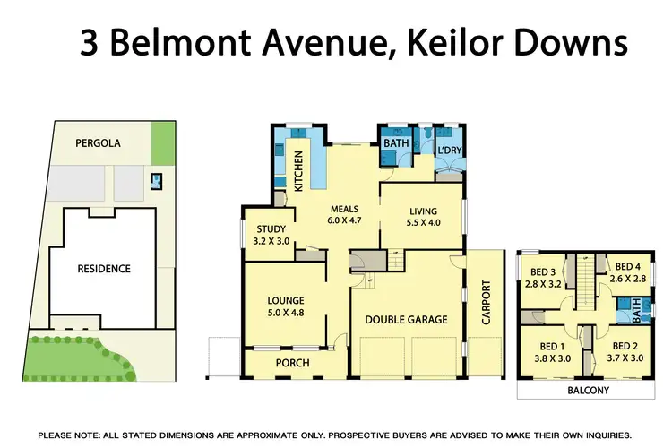 Floorplan of Homely house listing, 3 Belmont Avenue, Keilor Downs VIC 3038