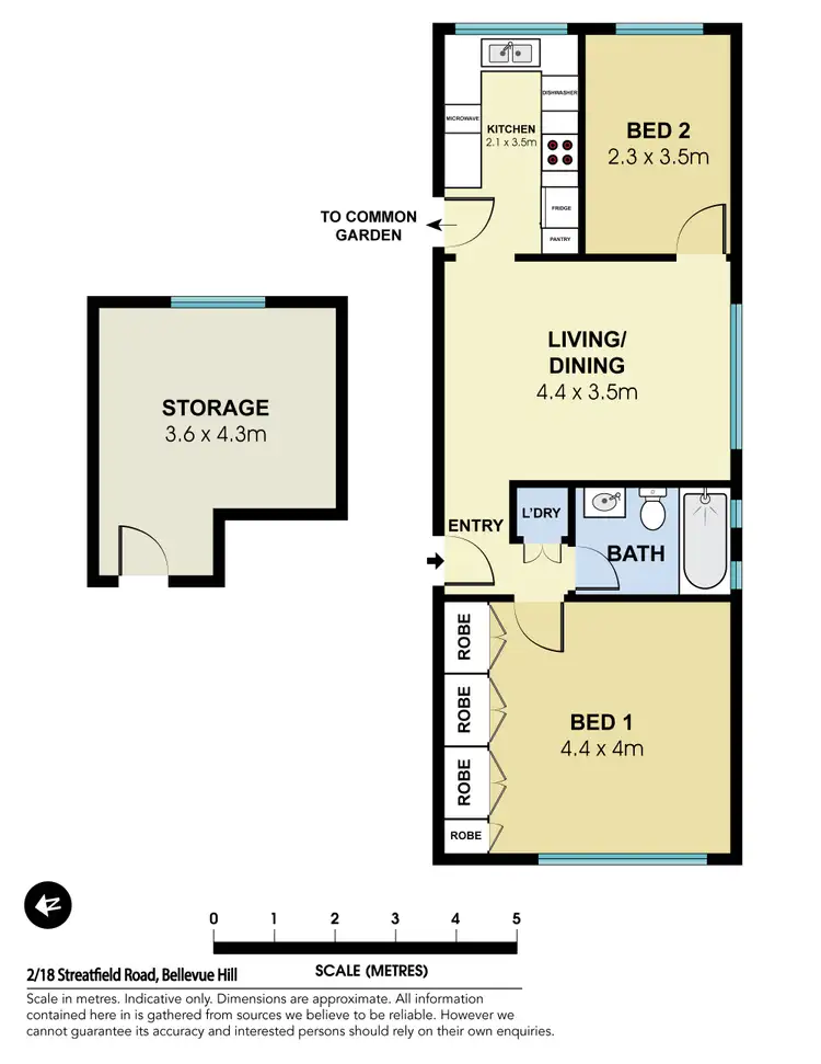 Floorplan of Homely apartment listing, 2/18 Streatfield Road, Bellevue Hill NSW 2023