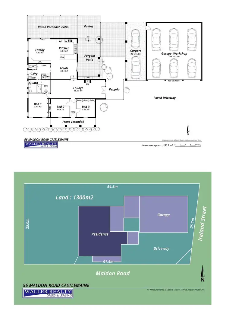 Floorplan of Homely house listing, 56 Maldon Road, Castlemaine VIC 3450