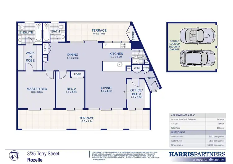 Floorplan of Homely house listing, 3/35 Terry Street, Rozelle NSW 2039