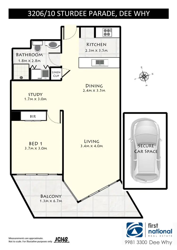Floorplan of Homely apartment listing, 3206/10 Sturdee Parade, Dee Why NSW 2099