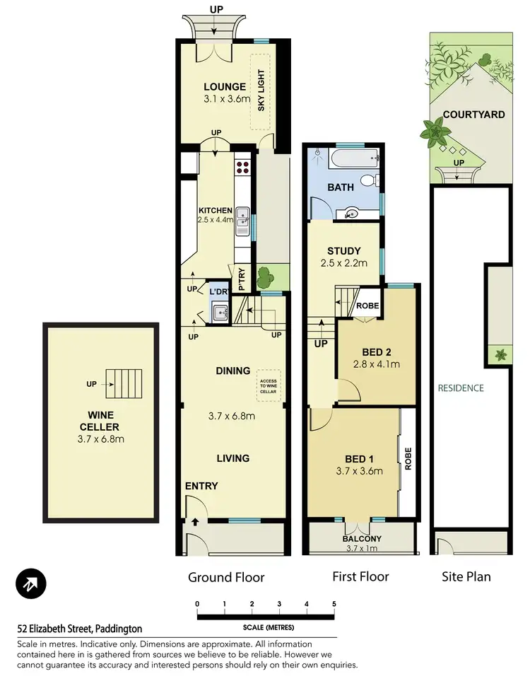 Floorplan of Homely house listing, 52 Elizabeth Street, Paddington NSW 2021